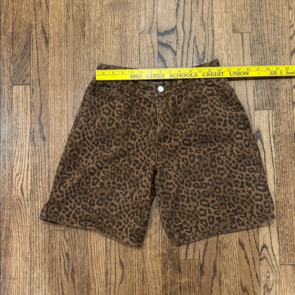 Leopard Print Shorts